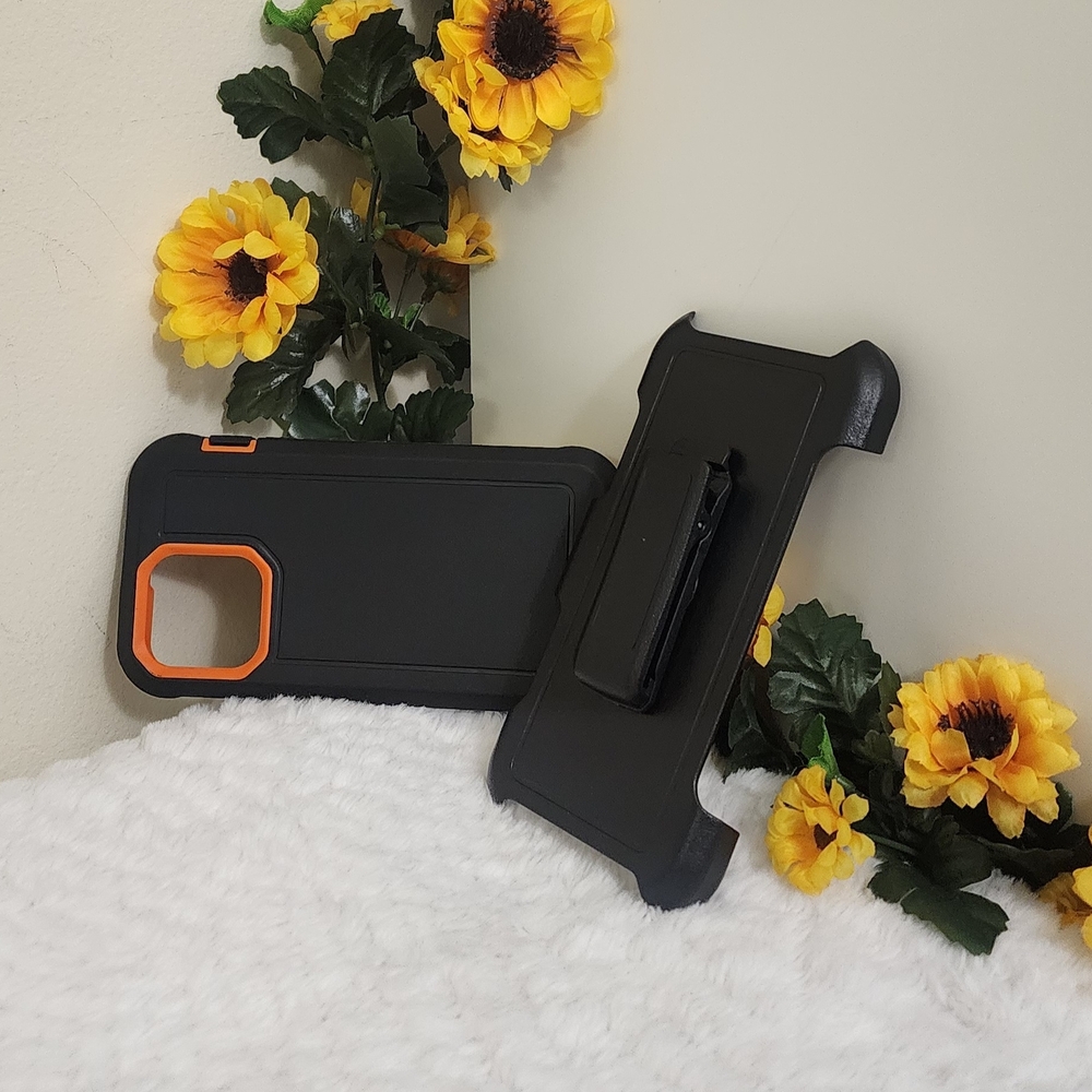 Heavy-Duty Case for iPhone 15 Pro Max + Belt Clip